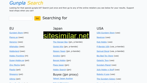 Gunplasearch similar sites