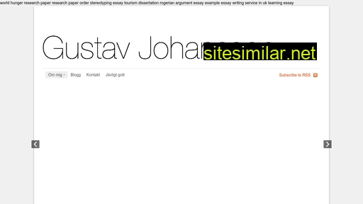 gustavjohansson.se alternative sites