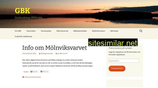 gustavsbergsbatklubb.se alternative sites