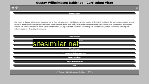 gustavwilhelmsson.se alternative sites