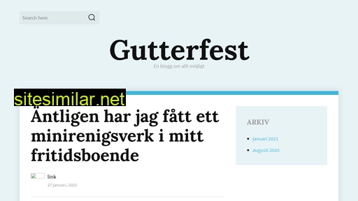 gutterfest.se alternative sites
