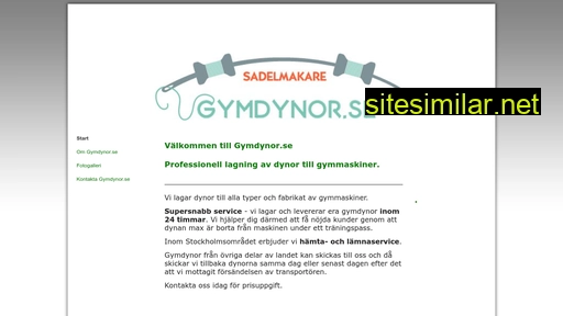 gymdynor.se alternative sites