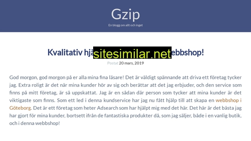 gzip.se alternative sites