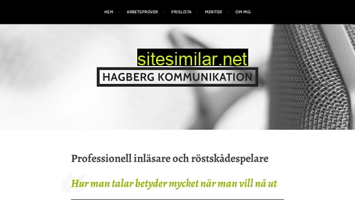 Hagbergkommunikation similar sites