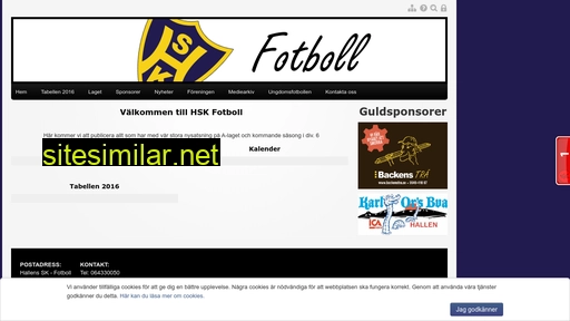 hallensfotboll.se alternative sites