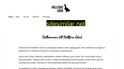 hallfors.se alternative sites
