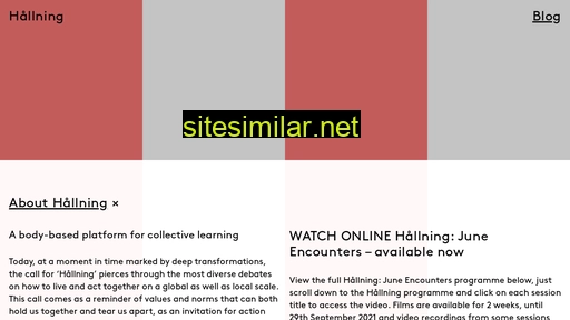 hallning.se alternative sites