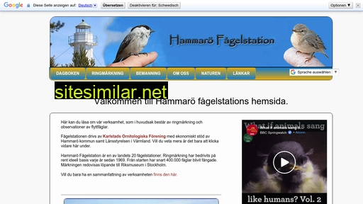 hammarofagel.se alternative sites