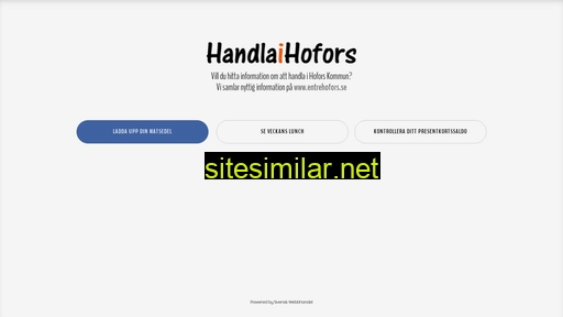 handlaihofors.se alternative sites