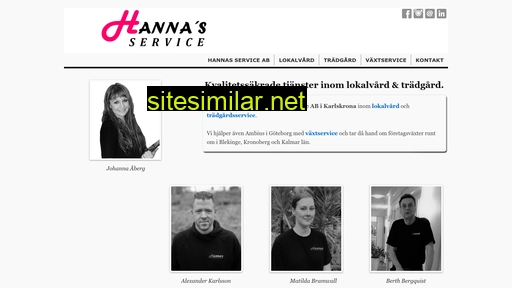 hannas-service.se alternative sites