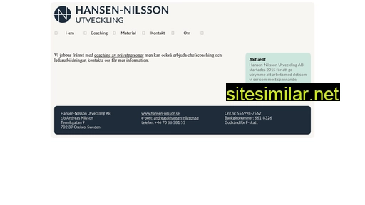 hansen-nilsson.se alternative sites