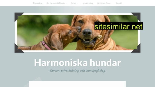 harmoniskahundar.se alternative sites