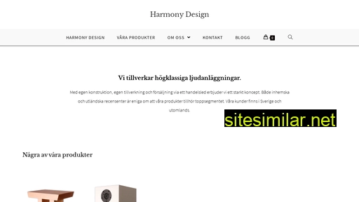 harmonydesign.se alternative sites