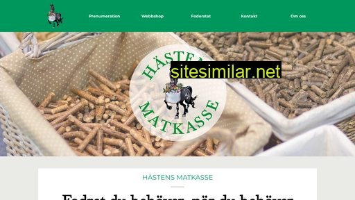 hastensmatkasse.se alternative sites