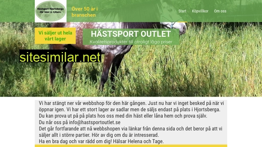 hastsportoutlet.se alternative sites