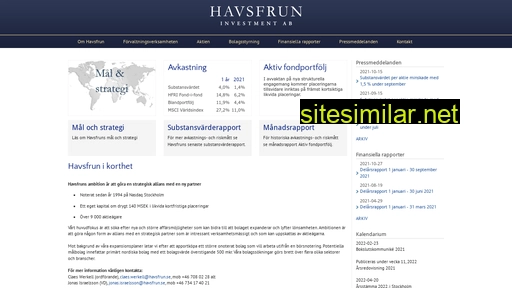 Havsfrun similar sites