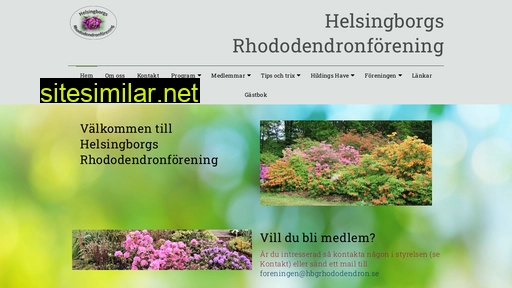 hbgrhododendron.se alternative sites
