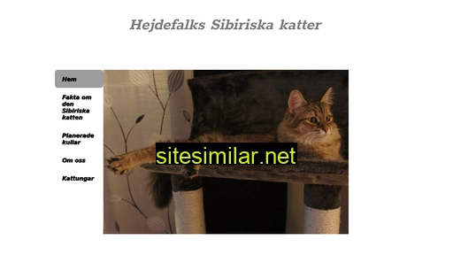 hejdefalks-sibiriska-katter.se alternative sites