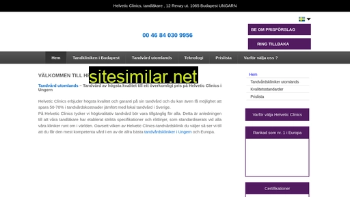 helvetic-clinics.se alternative sites