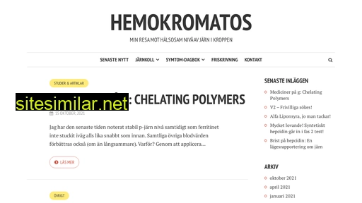 hemokromatos.se alternative sites