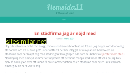 hemsida11.se alternative sites