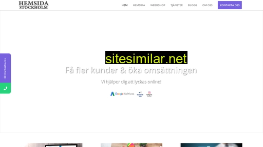 hemsidastockholm.se alternative sites