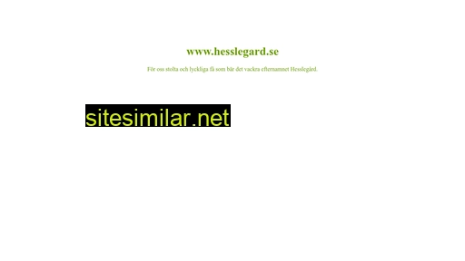 hesslegard.se alternative sites