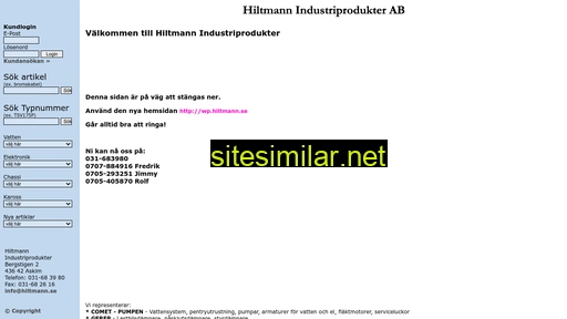 hiltmann.se alternative sites