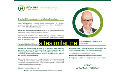 hiltmannconsulting.se alternative sites
