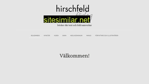 hirschfeldforlag.se alternative sites