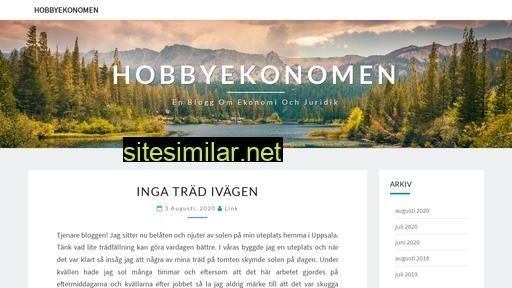hobbyekonomen.se alternative sites