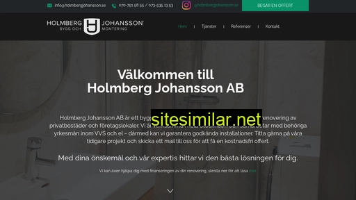 Holmbergjohansson similar sites