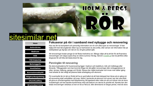 holmbergsror.se alternative sites