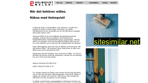 holmqvistmaleri.se alternative sites