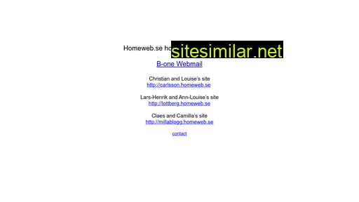 homeweb.se alternative sites