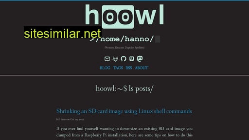 Hoowl similar sites