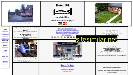 hotel101.se alternative sites