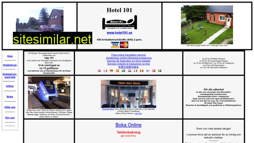 hotell101.se alternative sites