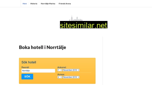 hotellnorrtalje.se alternative sites