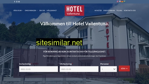 Hotelvallentuna similar sites