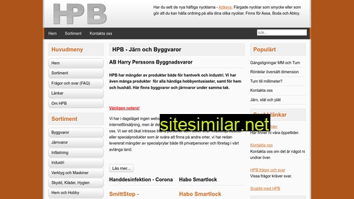 hpb.se alternative sites