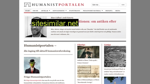 Humanistportalen similar sites