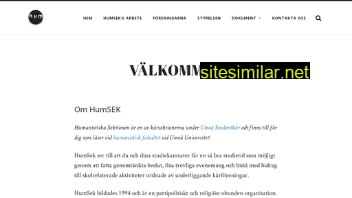 humsek.se alternative sites