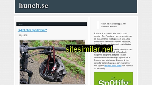 hunch.se alternative sites