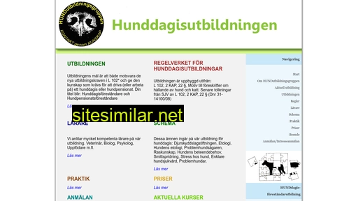 hunddagisutbildningen.se alternative sites