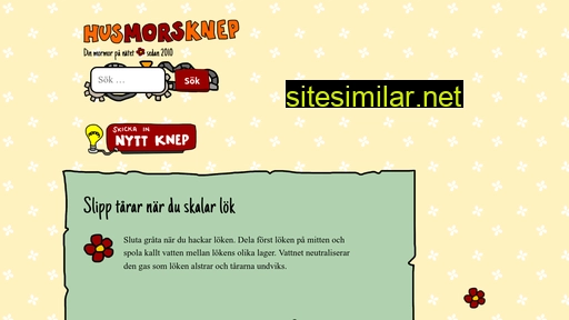 husmorsknep.se alternative sites