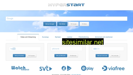 hyperstart.se alternative sites