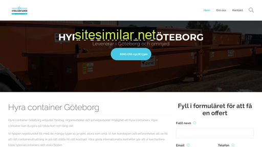 hyracontainergoteborg.se alternative sites