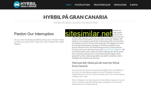 hyrbilgrancanaria.se alternative sites