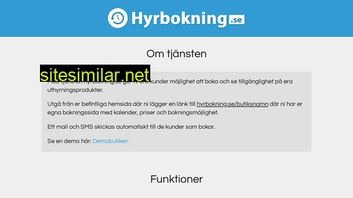 hyrbokning.se alternative sites